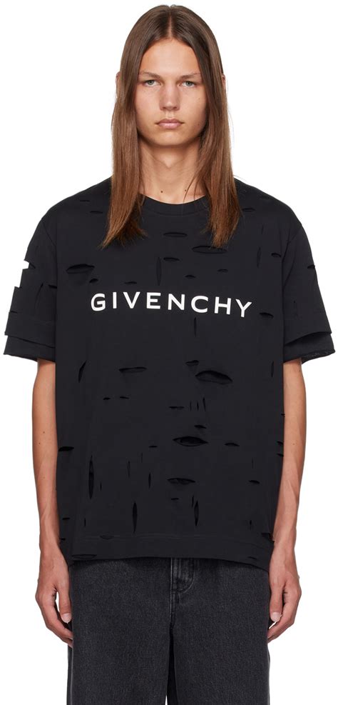 Givenchy T Shirt Distressed 